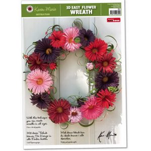 Einfacher Blumenkranz - 3D Quilling Anleitung