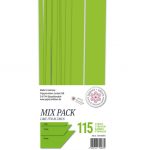 Quillingstreifen 5, 15, 25 mm, lime
