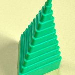 Quilling-Formpyramide dreieck