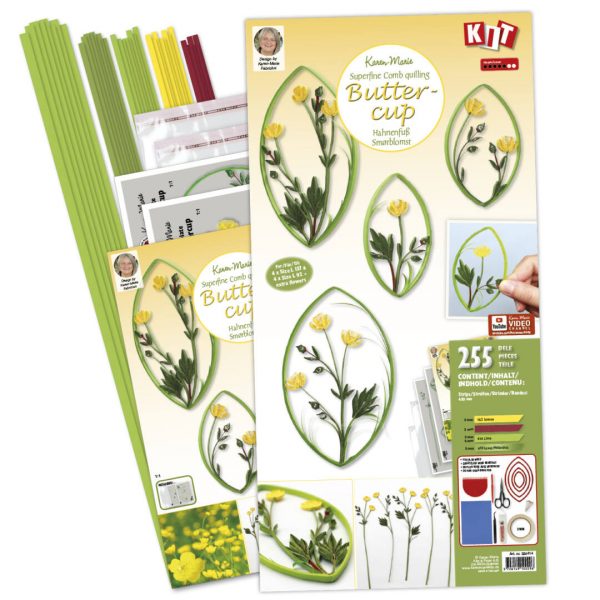 Quilling Kit - Butterblumen (Hahnenfuß)