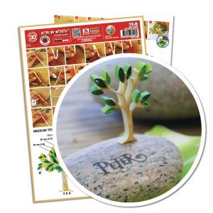 Tree quilling template