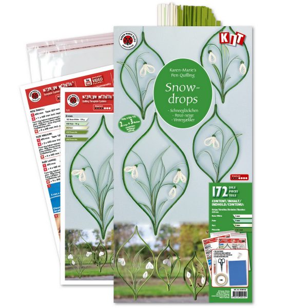 Snowdrops Frames Quilling Kit