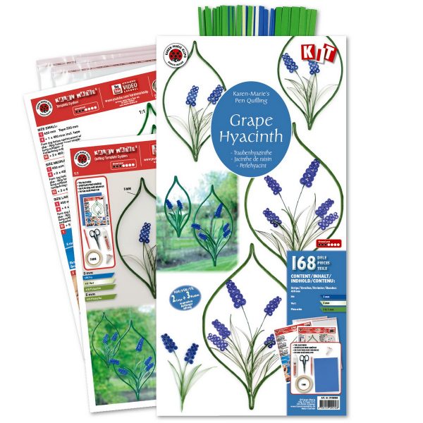 Grape Hyacinth Frames Quilling Kit