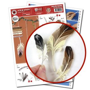 Feather Quilling template