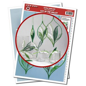 Lilly of the Valley extra quilling template