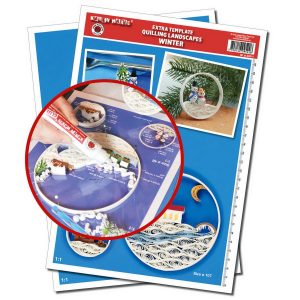 Landscapes Winter Quilling extra template
