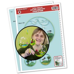 Quilling Extra template Landscapes Countryside