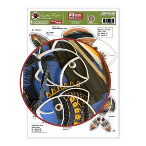 African Fish Template