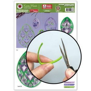Elegant Module Quilling Eggs Template