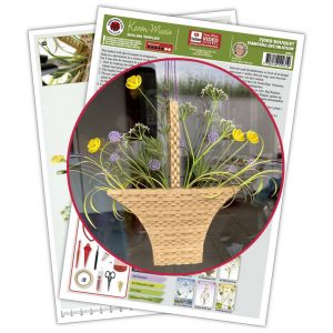 Fjord Bouquet Hanging Decoration Quilling template