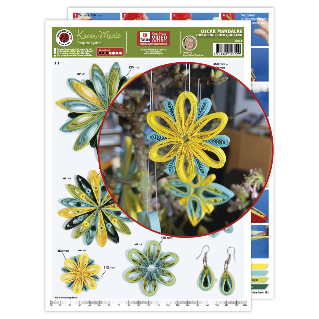 Oscar Mandalas Quilling Template