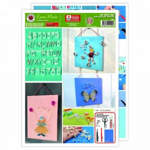 On Edge Quilling ABC Template