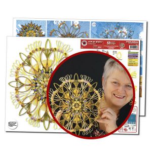 Januar Mandala Quiliing template A3