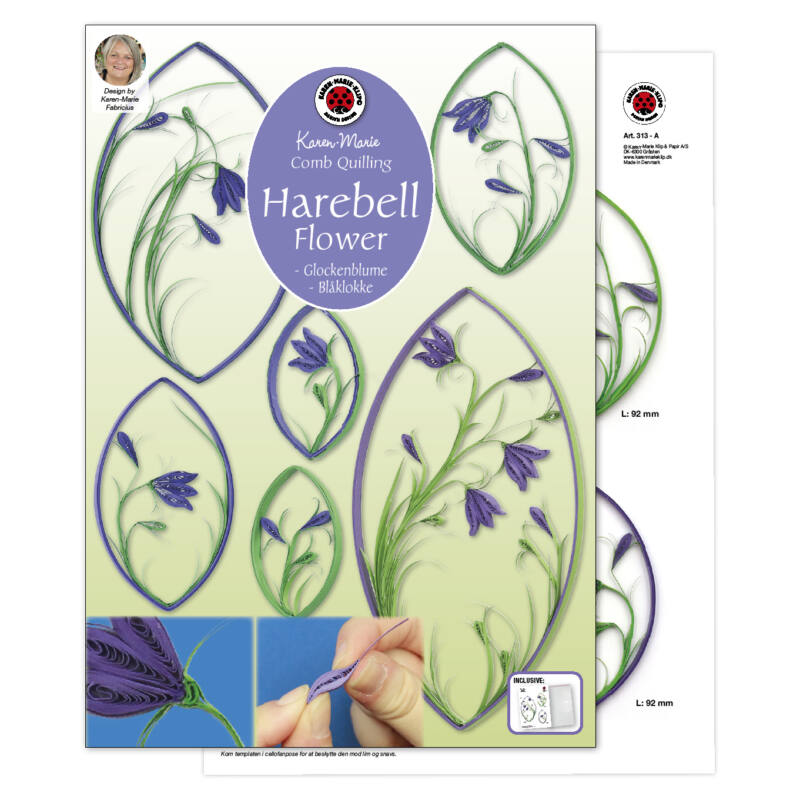 Glockenblume Quilling Anleitung