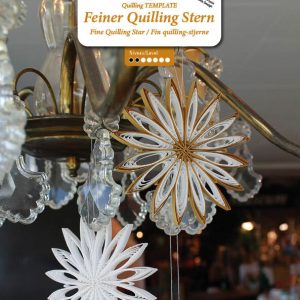 Quilling-Anleitung - Feiner Quilling Stern