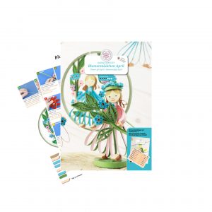 Quilling-Anleitung - Blumenmädchen April