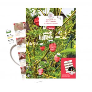 Quilling Anleitung - 3D Erdbeeren