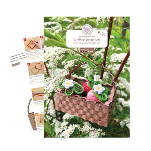 Quilling-Anleitung - Erdbeerkörbchen