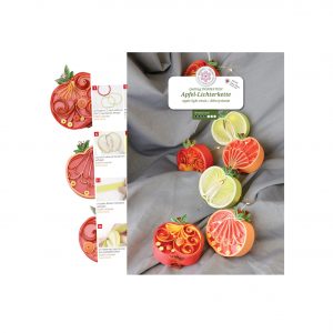 Quilling Inspiration - Apfel-Lichterkette