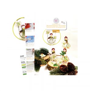 Quilling-Anleitung - Blumenmädchen Dezember