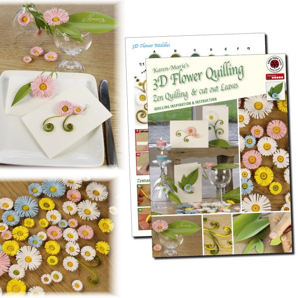 3D Blumen Quilling Anleitung