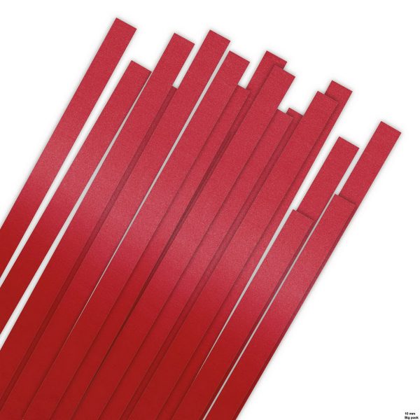 Quillingstreifen 10 mm, Big Pack, luxus red fever