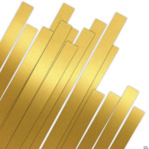 Quillingstreifen 15 mm, Big Pack, luxus supergold