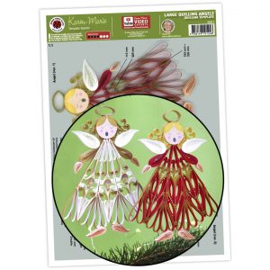 Große Engel Quilling Template