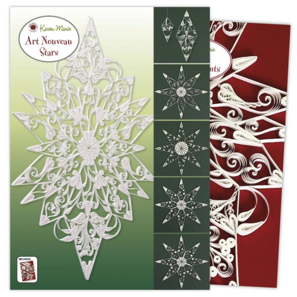 Art Noveau Sterne - Quilling Anleitung