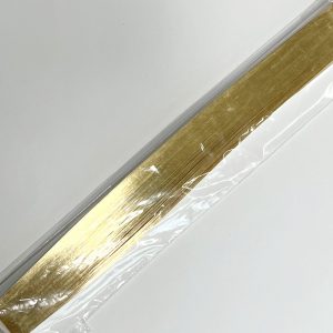 Krüllstreifen 5 x 245 mm gold