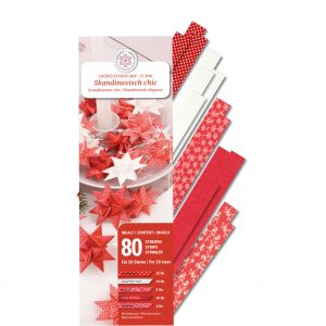 Fröbelsternstreifen, 15 mm, Mix Skandinavisch Chic