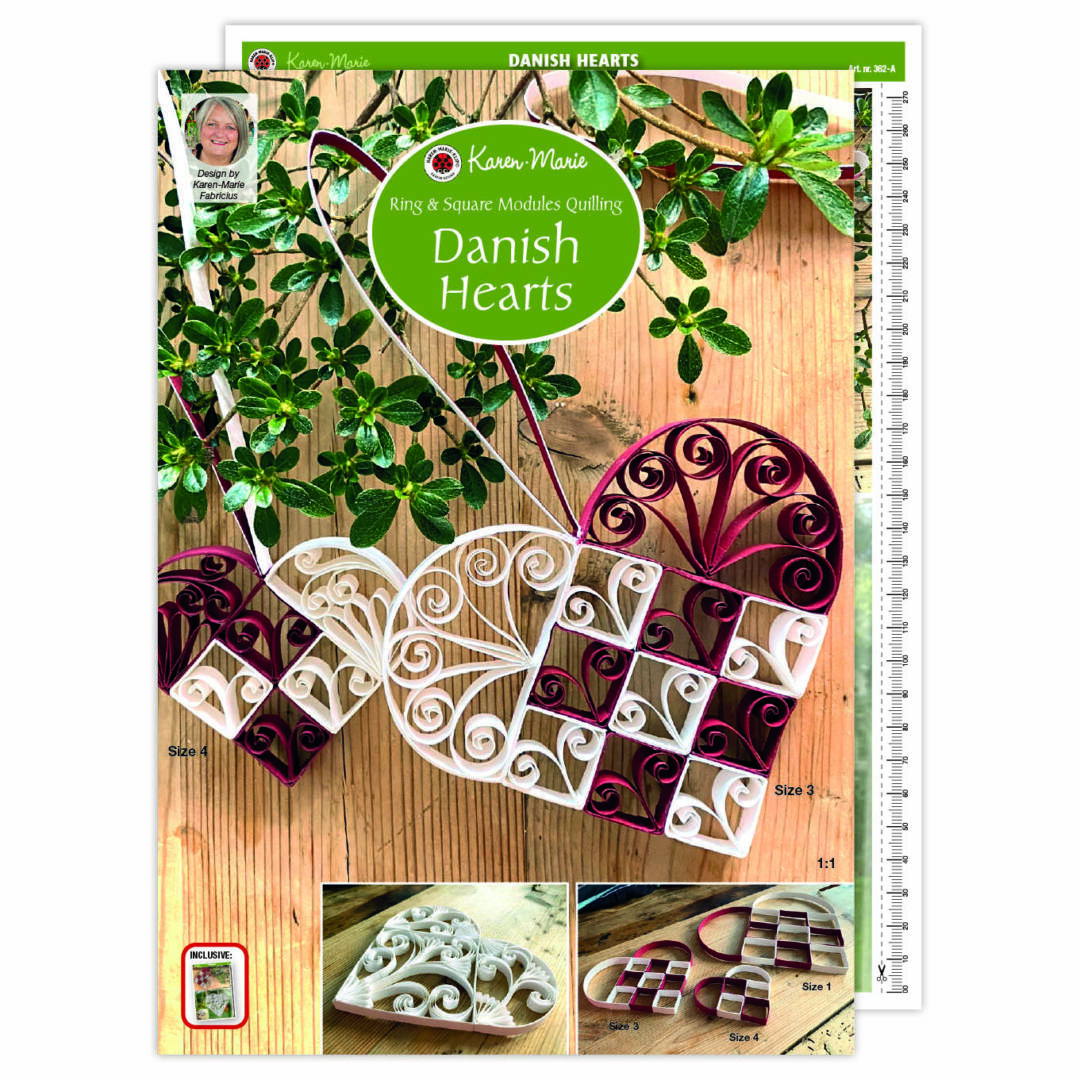 Danish Hearts Quilling Anleitung