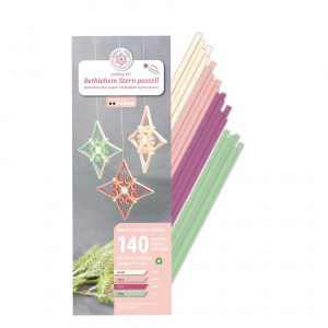 Quilling Kit - Bethlehem Stern, pastell