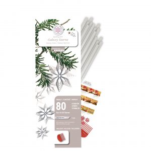 Quilling Kit - Gaalaxy Sterne, silber