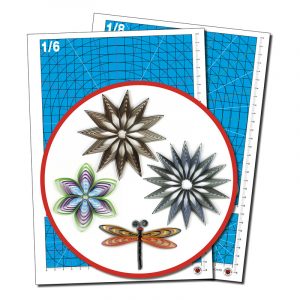 1/8 & 1/6 meassuring template A4