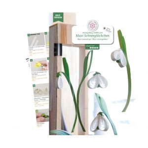 Quilling Anleitung - Maxi Schneeglöckchen