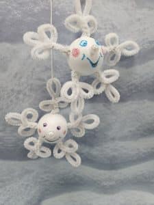 Schneeflocken Musterbild