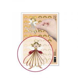 Engelsgesichter Ausschneidebogen