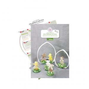 Quilling Anleitung - Eier-Rahmen & Gras