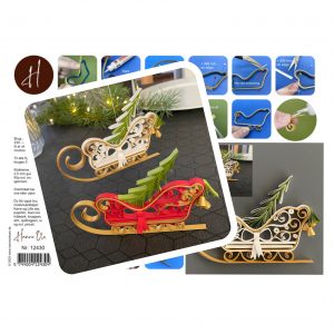Hannes Quilling Anleitung - Weihnachtsschlitten