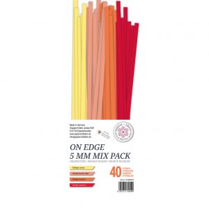 Quillingstreifen On Edge, Mix Pack, 5 mm, Orangetöne