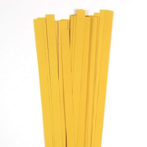Str. 10 x 450 mm dark yellow  60 Str. Paper St./Pcs 120g