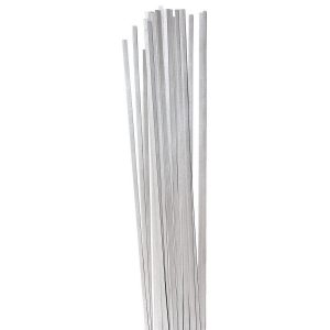 Str. 3 x 450 mm Luxus Pearl Silver 125 g   50 St./Pcs.