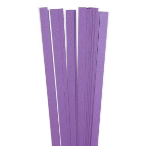 Str. 10 x 450 mm luxus violet   30 St. Paper St./Pcs 120g