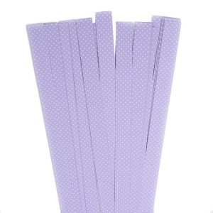 Str. 15 x 450 mm lilac/white dots   40 St. Paper St./Pcs 120g