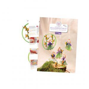Quilling Anleitung - Blumenm&auml;dchen Februar