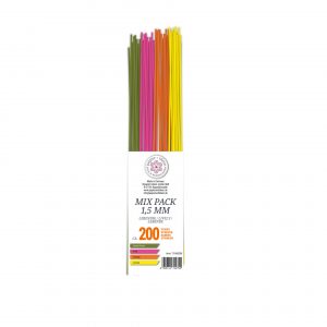 Quillingstreifen, 1,5 mm, Mix Pack, lebendig