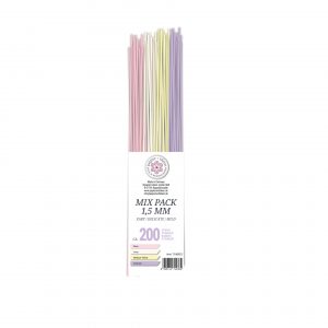 Quillingstreifen, 1,5 mm, Mix Pack, zart