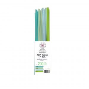 Quillingstreifen, 1,5 mm, Mix Pack, meerblau