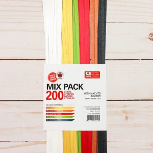 Quillingstreifen, Mix Pack, Weihnachtszauber